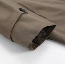 Load image into Gallery viewer, Double-breasted Mid-length Trench Coat