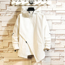 Load image into Gallery viewer, Hooded Irregular Hem Jacket