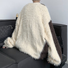 Load image into Gallery viewer, Contrast Patchwork Loose Sweater