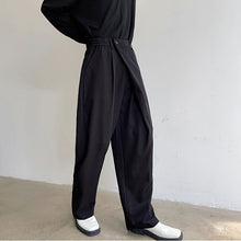 Load image into Gallery viewer, Irregular Diagonal Drape Suit Pants
