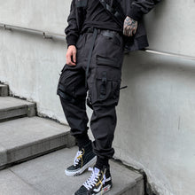 Load image into Gallery viewer, Techwear Casual Elastic Waist Cargo Pants