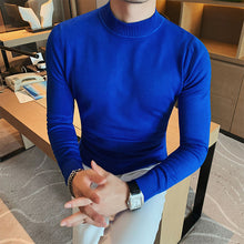 Load image into Gallery viewer, British Half Turtleneck Long Sleeve Sweater