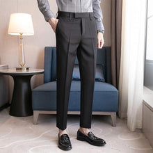 Load image into Gallery viewer, Drape Slim Business Suit Pants