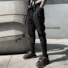 Load image into Gallery viewer, Techwear Lace-Up Cargo Pants