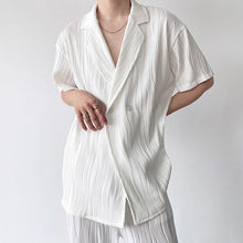Load image into Gallery viewer, Crinkled Short Sleeve Shirt