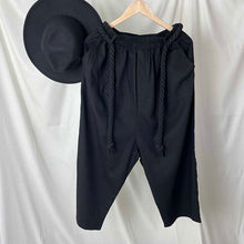 Load image into Gallery viewer, Rope Embellished Casual Harem Pants