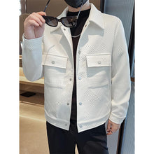Load image into Gallery viewer, Lapel Single Breasted Cargo Jacket