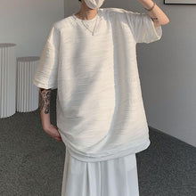 Load image into Gallery viewer, Wavy Textured Short Sleeve T-Shirt