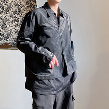 Load image into Gallery viewer, Irregular Stitching Casual Lapel Jacket