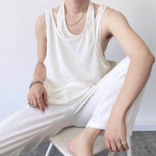 Load image into Gallery viewer, Fake Two Pieces Loose Vest