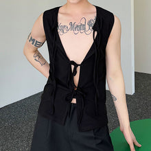 Load image into Gallery viewer, Lace-Up Slim Tank Top