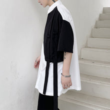 Load image into Gallery viewer, Black And White Panel Shirt