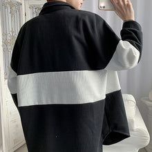 Load image into Gallery viewer, Color Contrast Paneled Knit Jacket