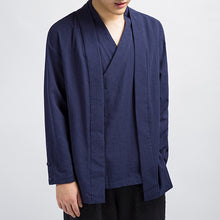 Load image into Gallery viewer, Linen Fake Two-piece Top