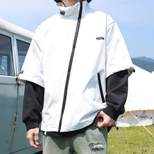 Load image into Gallery viewer, Outdoor Stand Collar Fake Two Piece Jacket