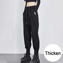 Load image into Gallery viewer, Elastic Waist Drawstring Harem Pants