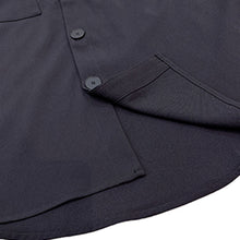 Load image into Gallery viewer, Contrast Large Collar Short Sleeve Shirt