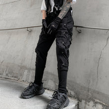 Load image into Gallery viewer, Techwear Lace-Up Cargo Pants