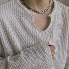 Load image into Gallery viewer, Thin V-neck Loose T-shirt
