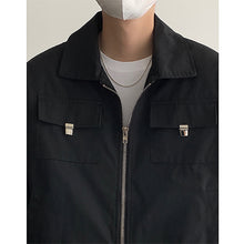 Load image into Gallery viewer, Autumn Solid Color Zip Short Jacket