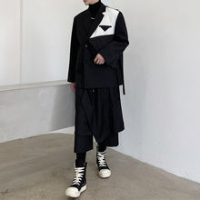 Load image into Gallery viewer, Stitching Decoration Loose Suit