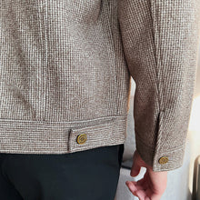Load image into Gallery viewer, Check Lapel Casual Short Jacket