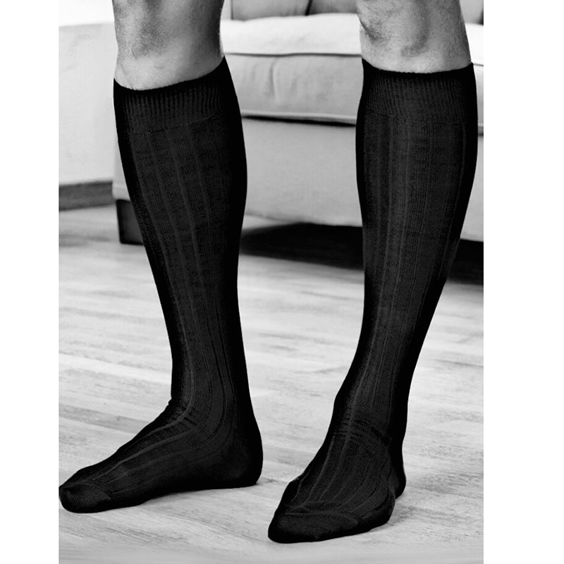 Combed Cotton Men's Knee Sock stylesock