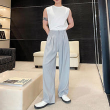 Load image into Gallery viewer, Solid Color Straight Drape Casual Pants
