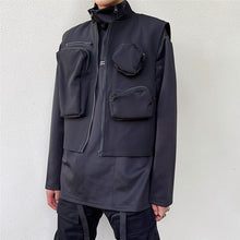 Load image into Gallery viewer, Zipper Three-dimensional Multi-patch Pocket Vest