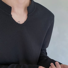 Load image into Gallery viewer, U-neck Waffle Casual Loose Bottoming Shirt