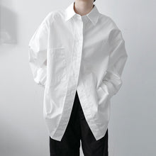 Load image into Gallery viewer, Large Pockets Loose Drop Shoulders Shirts