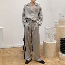 Load image into Gallery viewer, Silky Satin Shirt Trousers