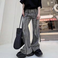 Load image into Gallery viewer, High Waist Zipper Trim Flared Jeans