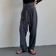 Load image into Gallery viewer, High Waist Mopping Casual Trousers