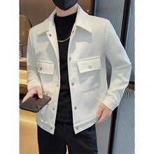 Load image into Gallery viewer, Lapel Single Breasted Cargo Jacket