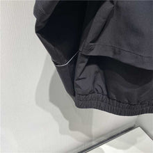 Load image into Gallery viewer, Black Stand Collar Casual Jacket