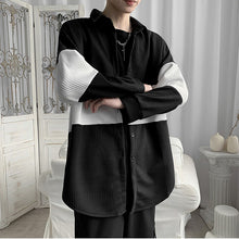 Load image into Gallery viewer, Color Contrast Paneled Knit Jacket