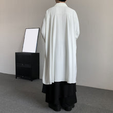 Load image into Gallery viewer, Mid-length Flowing Ice Silk Loose Shirt