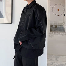 Load image into Gallery viewer, Irregular Stitching Casual Lapel Jacket