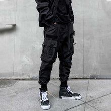 Load image into Gallery viewer, Techwear Casual Elastic Waist Cargo Pants