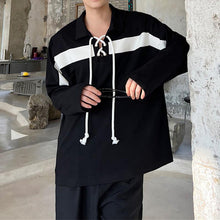 Load image into Gallery viewer, Contrast Color Stitching Strap Polo Shirt
