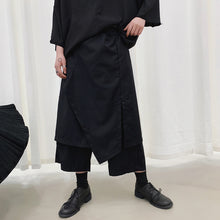 Load image into Gallery viewer, Fake Two Piece Irregular Hip Hop Cropped Culottes