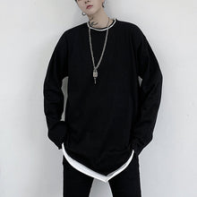 Load image into Gallery viewer, Fake Two Piece Stitching Bottoming Shirt