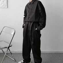 Load image into Gallery viewer, Japanese Retro Big Pocket Jumpsuit
