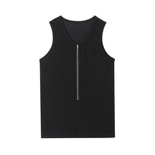 Load image into Gallery viewer, Zipper Embellished Tight Vest