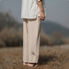 Load image into Gallery viewer, Summer Linen Loose Cropped Pants