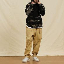 Load image into Gallery viewer, Cotton Tie Dye Crew Neck Hooded Sweatshirt