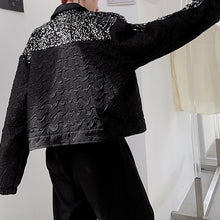 Load image into Gallery viewer, Vintage Sequin Stitching Lapel Jacket