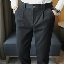 Load image into Gallery viewer, British Casual Slim Suit Pants