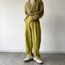 Load image into Gallery viewer, Slit-Pressed Crinkled Loose Harem Pants